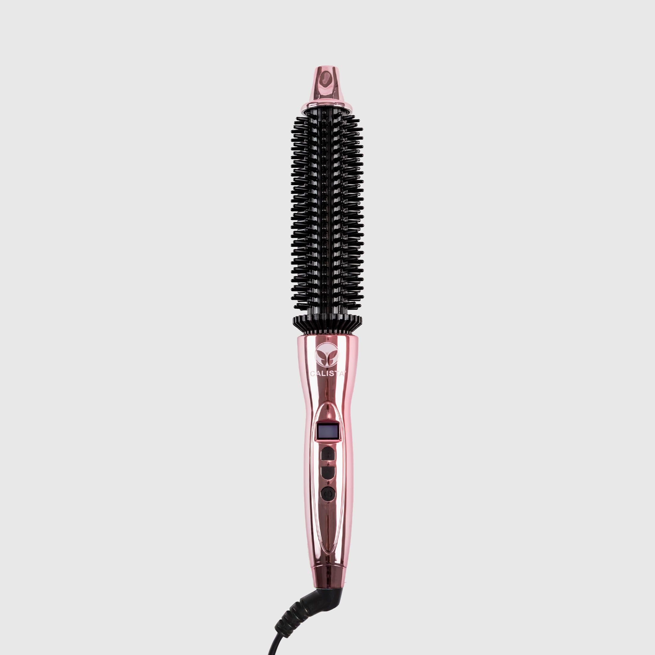 Photo 1 of Calista Perfecter Heated Round Brush, 1", Rose Gold