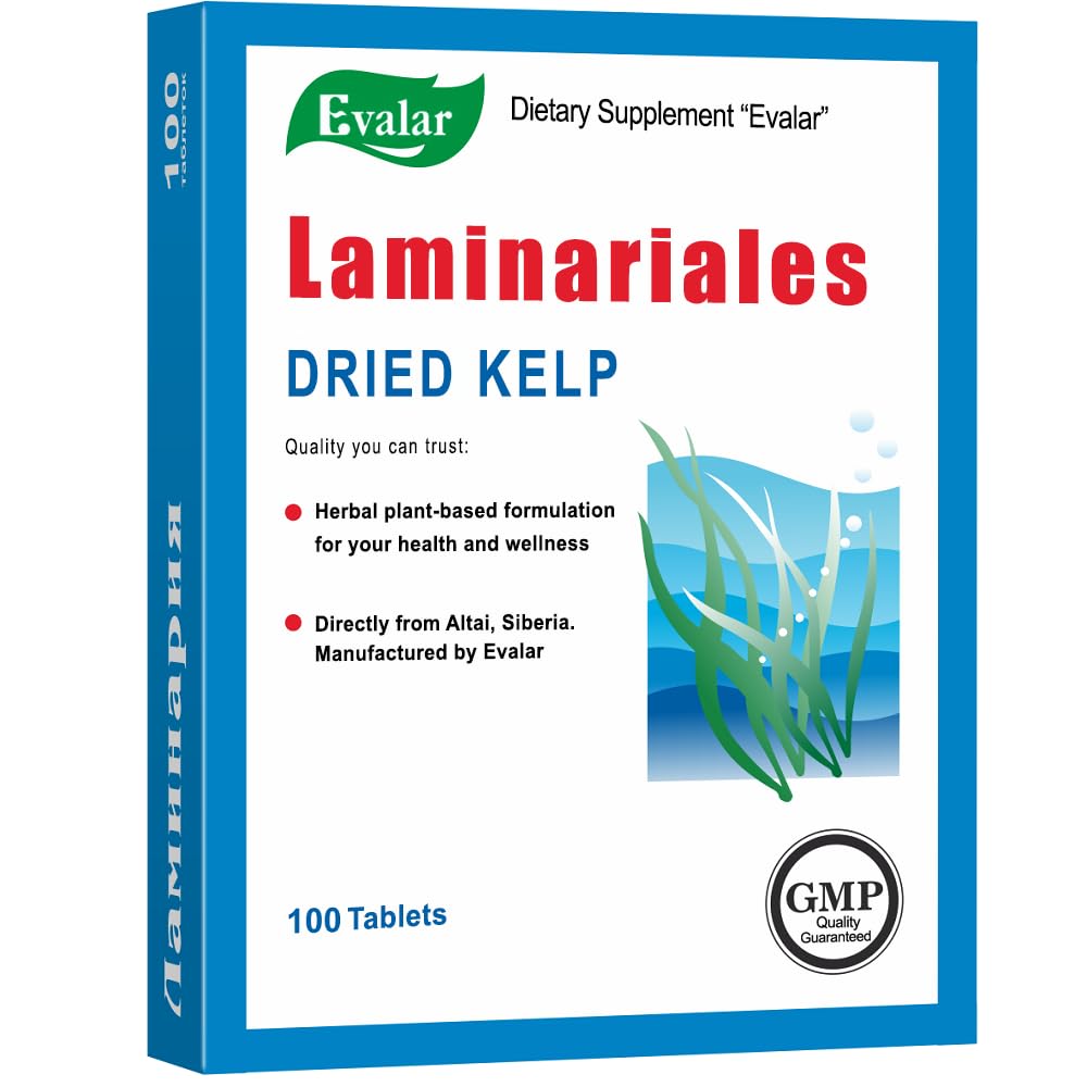 Evalar Dried Kelp Laminariales Herb 100 Tabs