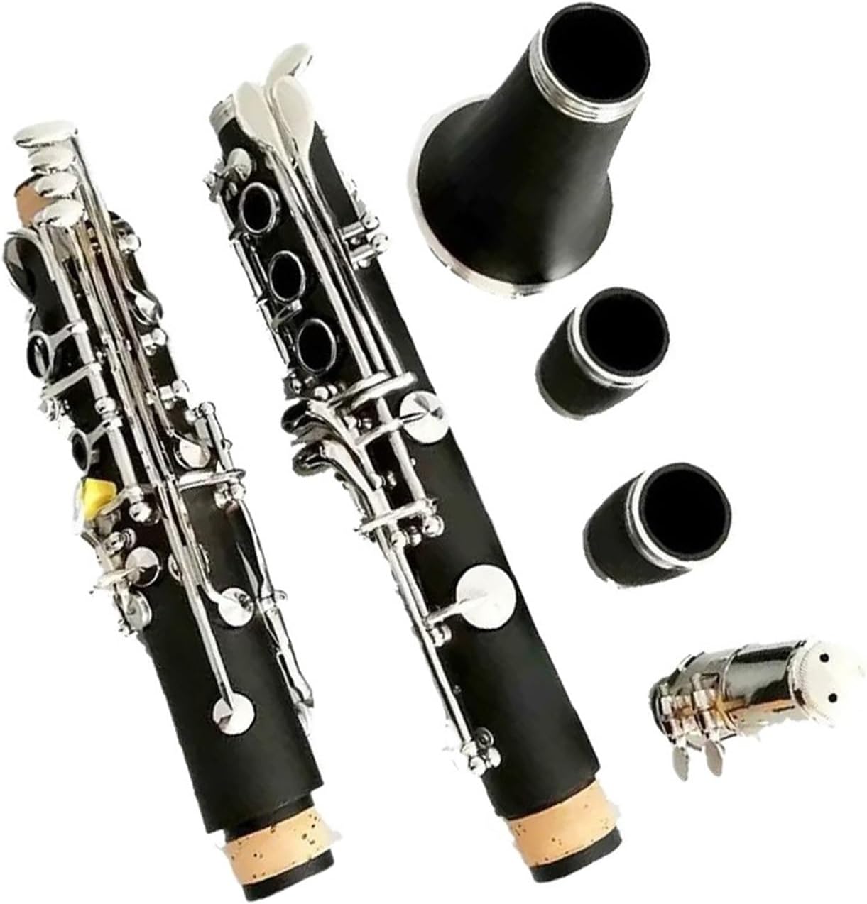 17 キー クラリネット C ニッケルメッキ楽器 初心者クラリネット