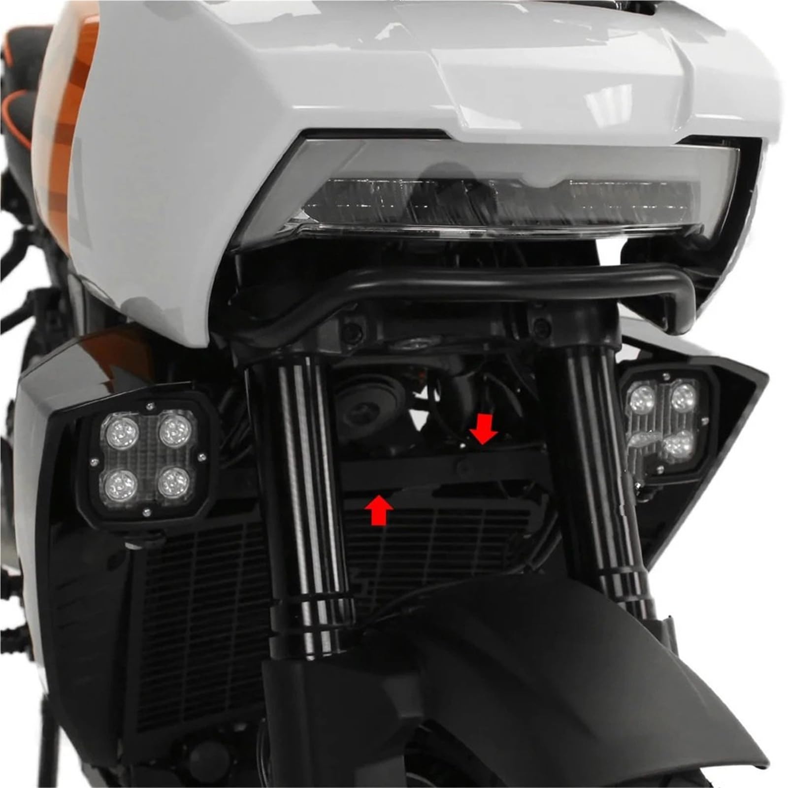 Soporte de montaje de faro Compatible con PANMERICA 1250PA 1250S 2021-2023 soporte de lámpara antiniebla montaje luz auxiliar para motocicleta