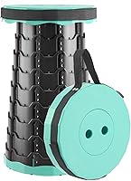 Vista 1 de Collapsible Stool Thickened, Portable Foldable Chair, Retractable Stool for Fishing, Portable stools for Adults Hiking Tours, BBQ, Parties, Camping