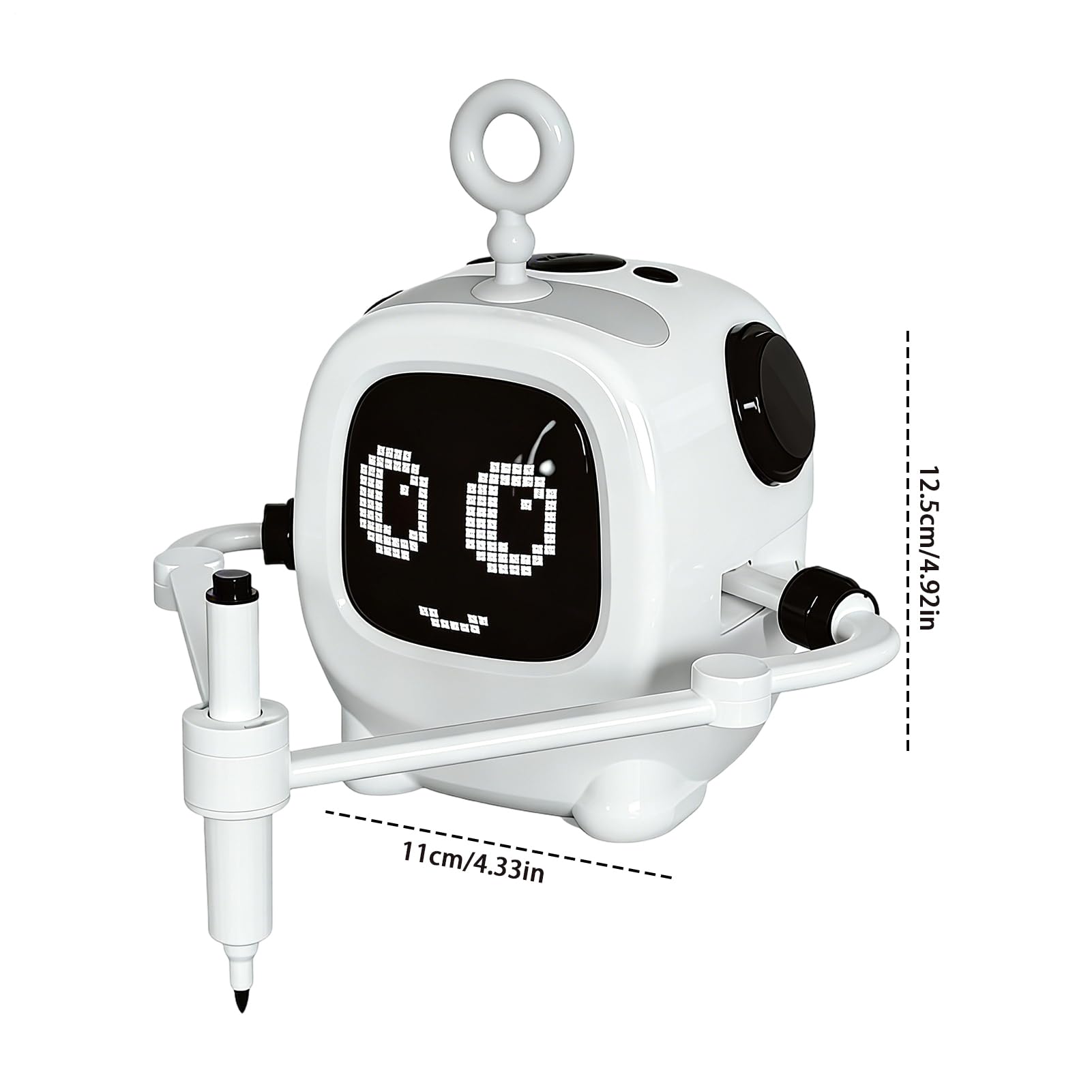 Inteligentny Robot Do Rysowania Dla Dzieci Ładowalna Interaktywna Zabawka | Zabawki W Formie Robota Z Kartami I Markerami Dla Dzieci W Wieku 3-8 Lat Do Pokoju Zabaw Domu Urodzin Szkoły Przyjęcia