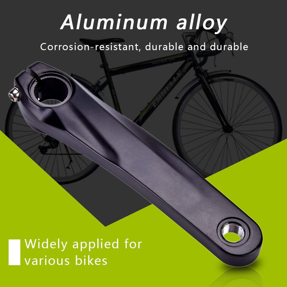 Manovella Braccio della, Manovella per Bicicletta da Strada, in Acciaio, per 590 610 SLX XT (Nero