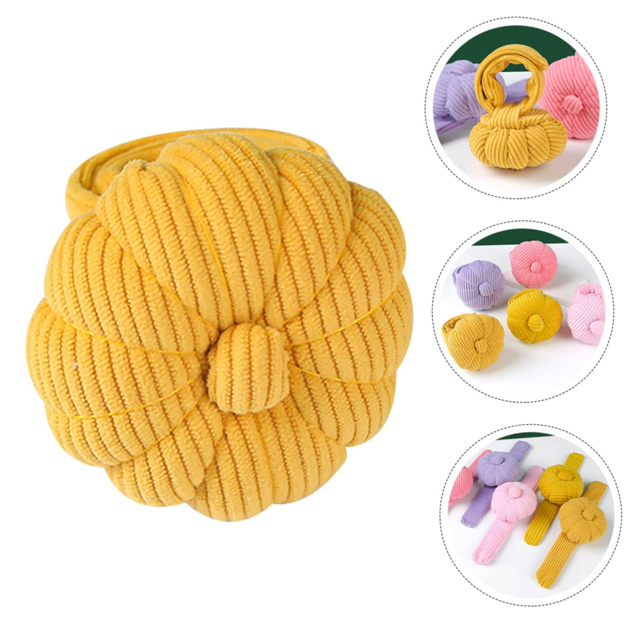 Lurrose 5piezas Alfiletero Portátil Diseño De Calabaza Cojín Para Agujas De Coser Práctico Para Manualidades Casa