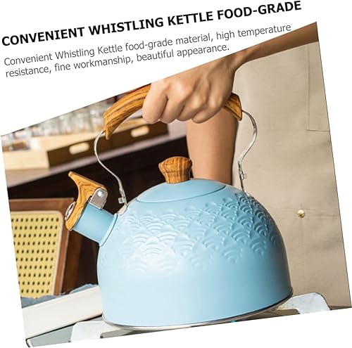 Miniatura 2 de Whistle Kettle Camping Coffee Kettle Glass Tea Kettle Teteras Para Hervir Agua Tea Kettle Stovetop Teapot for Stovetop Coffee Maker Loud Stainless