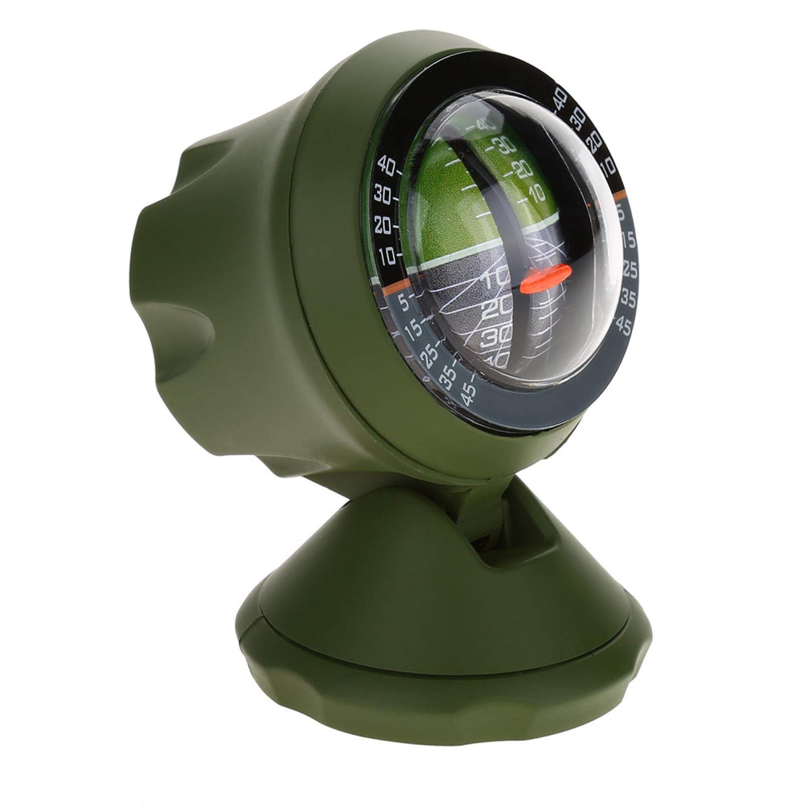 Tbest Inclinomètre de Voiture, équipement de Mesure d'équilibreur de Compteur de Pente d'angle d'inclinomètre de Voiture Multifonction extérieur Sensible et de Outils d'alpinisme