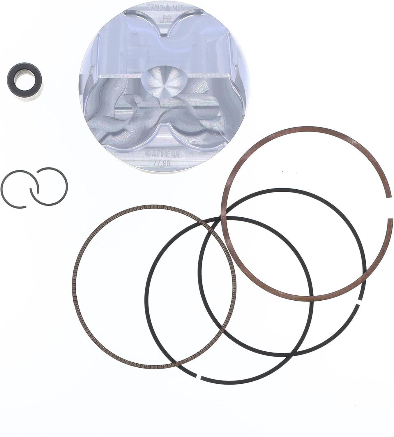 FORGED PISTON KIT KAWASAKI KX250F 21-23 D.78mm OEM REPLACEMENT 14.1:1