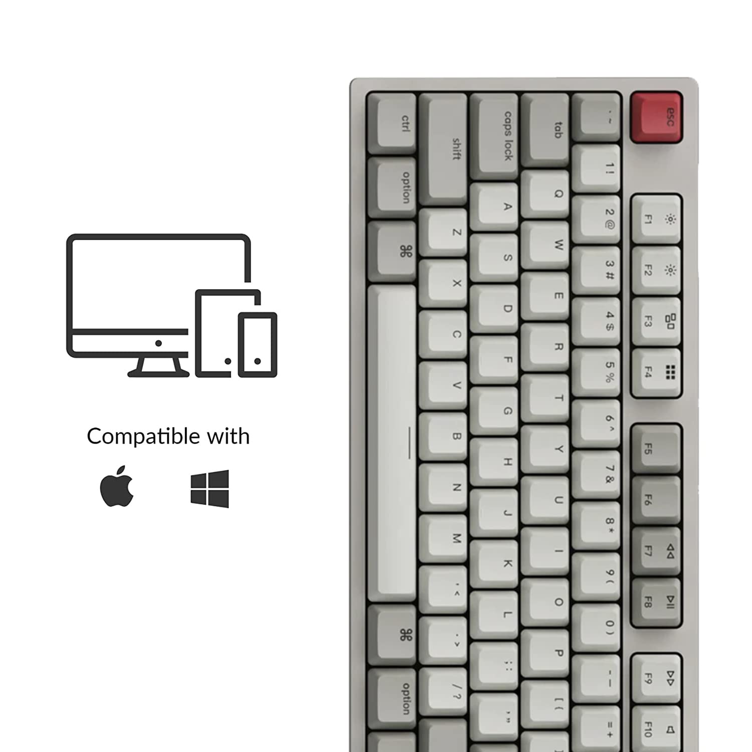 【組立済入門機】54キー□左右分割型□メカニカルキーボード□レトロゲームキャップ 組立済み入門機】左右分割型・54キーメカニカルキーボード