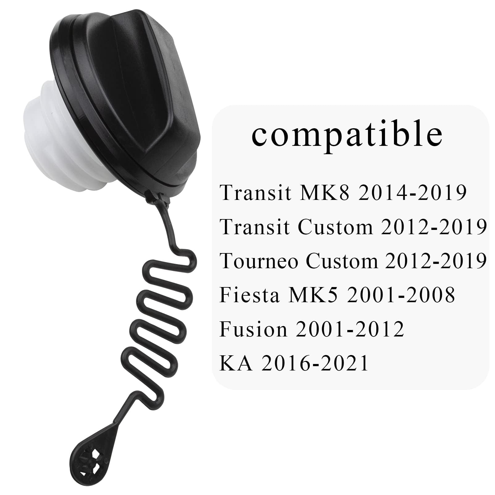 RAGBUSCLE Tankdeckel Für Ford Fiesta, Focus, Fusion & Mehr - Originalgetreuer Ersatz E1F1-9030-AA