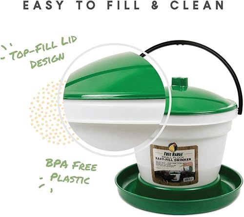 Miniatura 6 de Bebedero para aves de corral, de la marca Harris Farms, 0, Verde