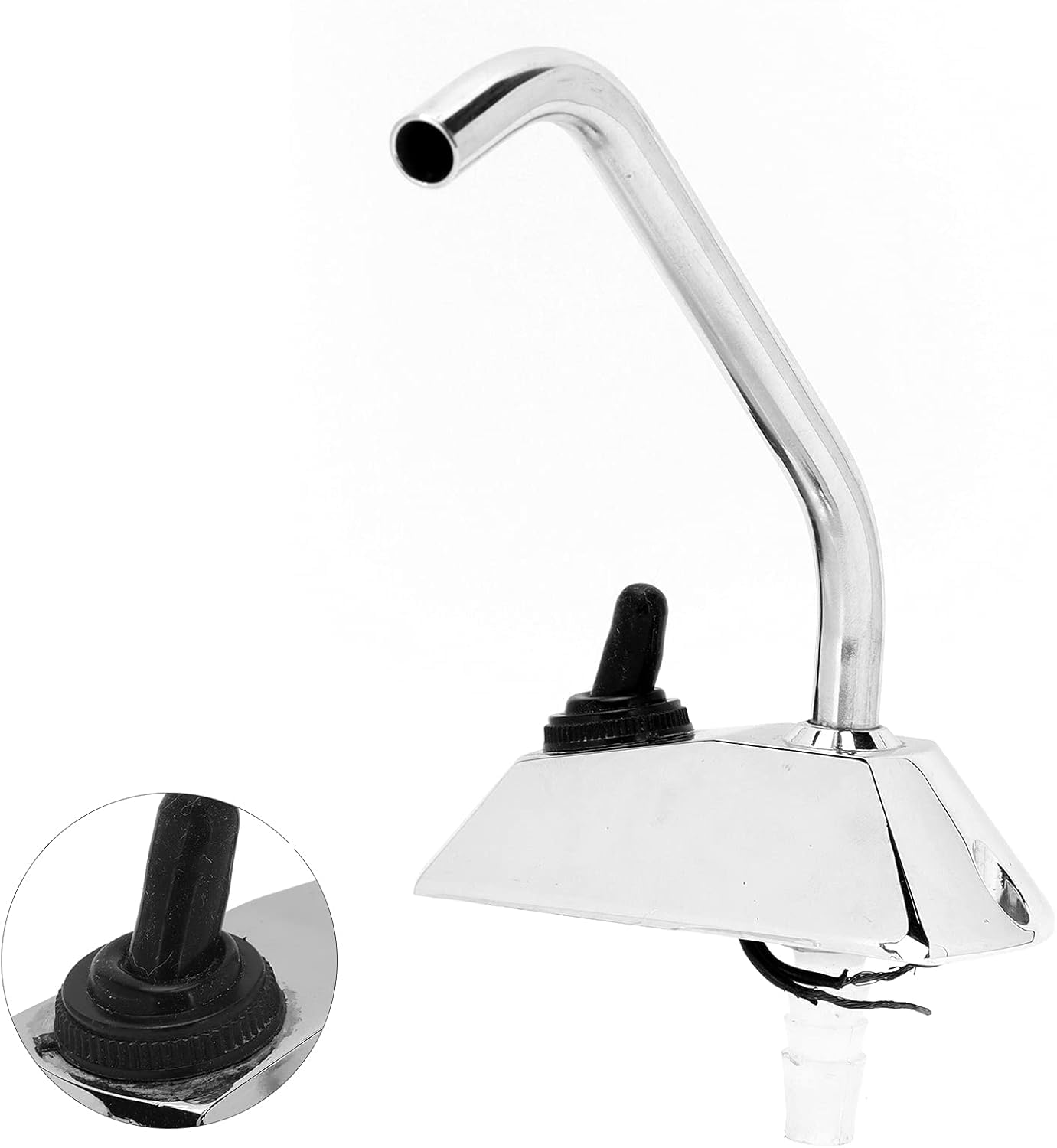 Aramox 12V Pompa Elettrica per Rubinetto dell'Acqua Interruttore per Rubinetto Serbatoio per Pompa per Rubinetto per Tubo ID 10 Mm / 0,4 Pollici di Ricambio per Roulotte RV