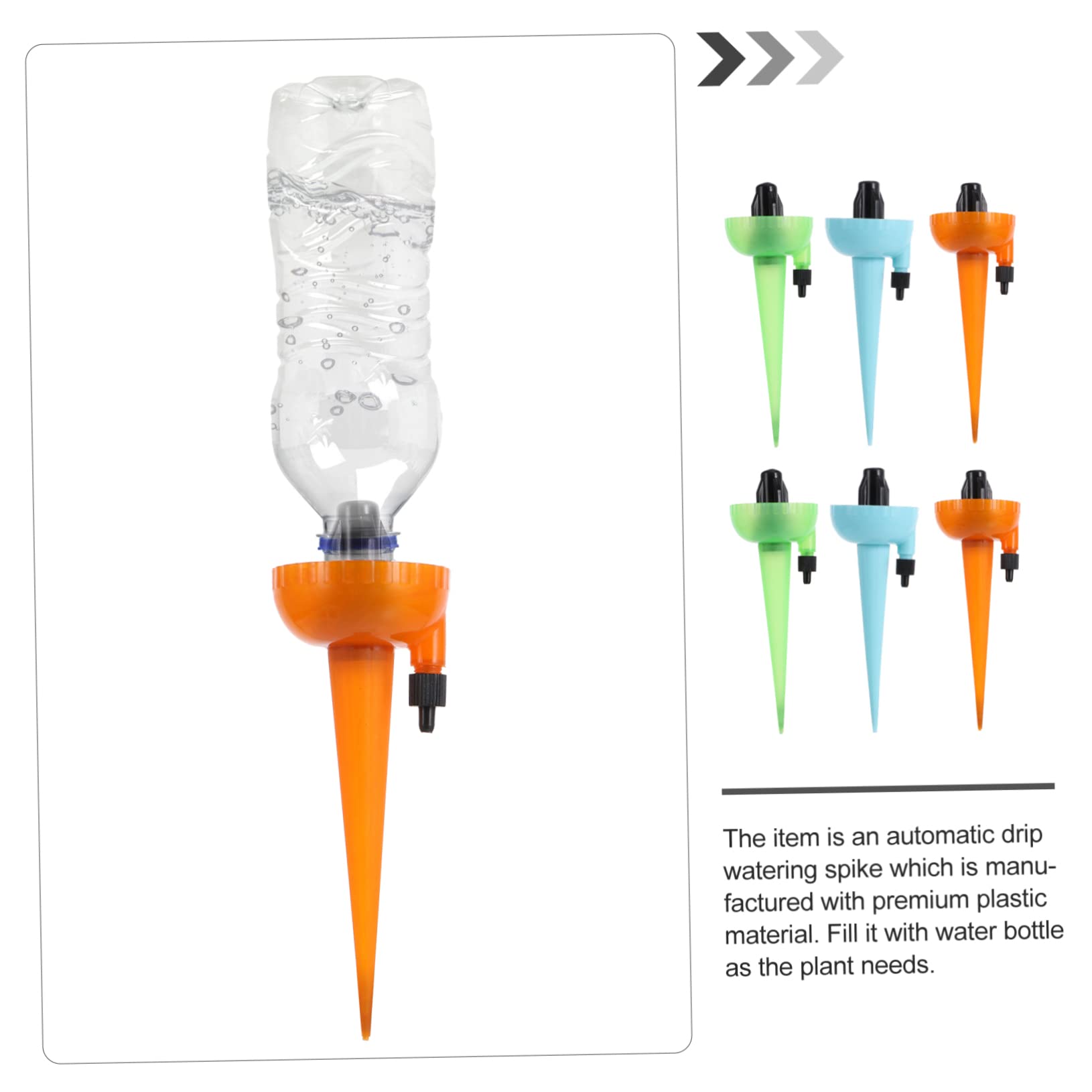 BESPORTBLE 18pezzi Irrigazione Automatica Per Piante Da Picchetti Per Auto-innaffiatura Leggeri e Regolabili Dispositivo Di Irrigazione Pratico Per Giardino e Balcone Gocciolatori Per Piante