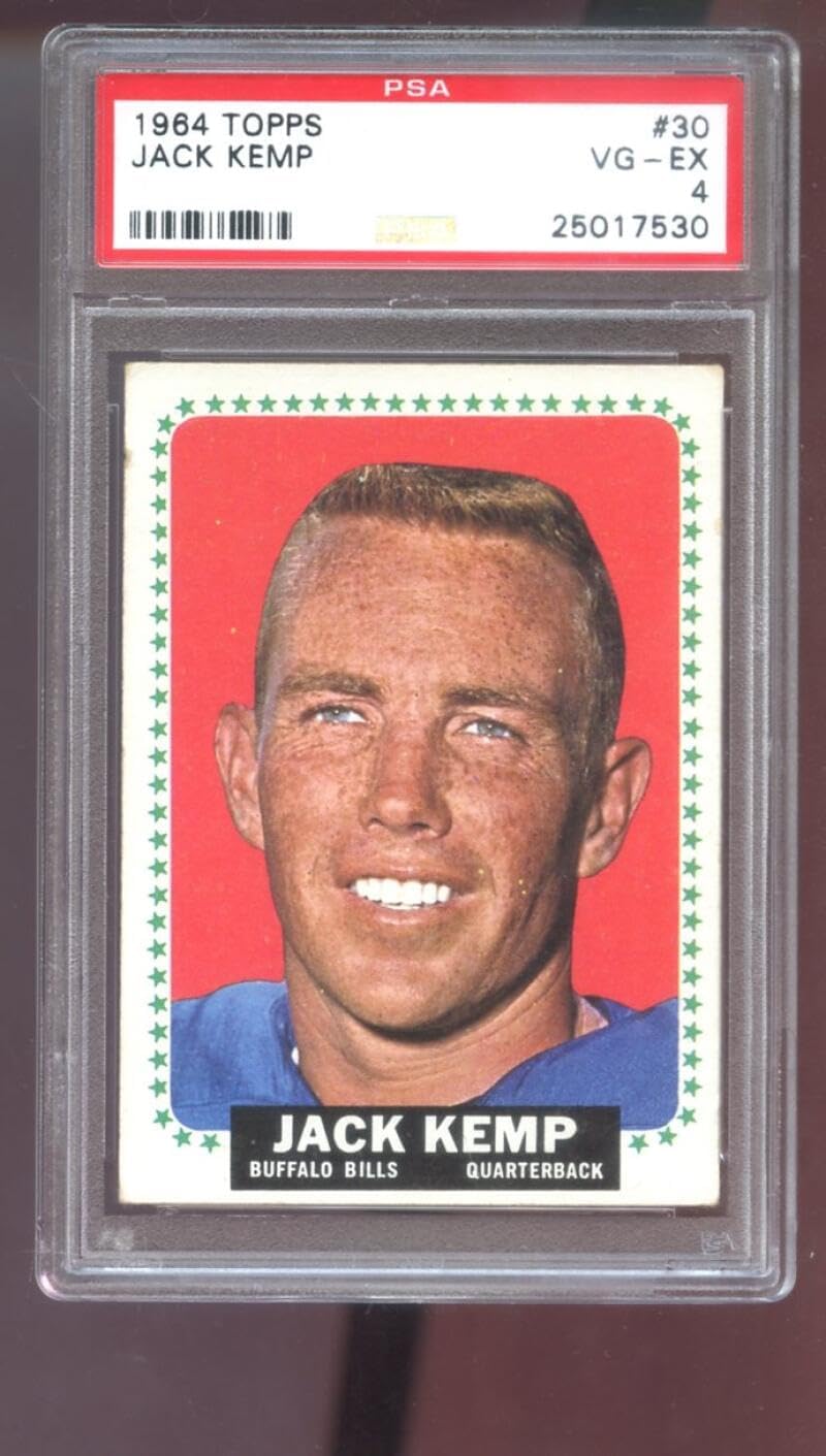 1964 Topps #30 Jack Kemp PSA 4 Graded Football Card Buffalo Bills