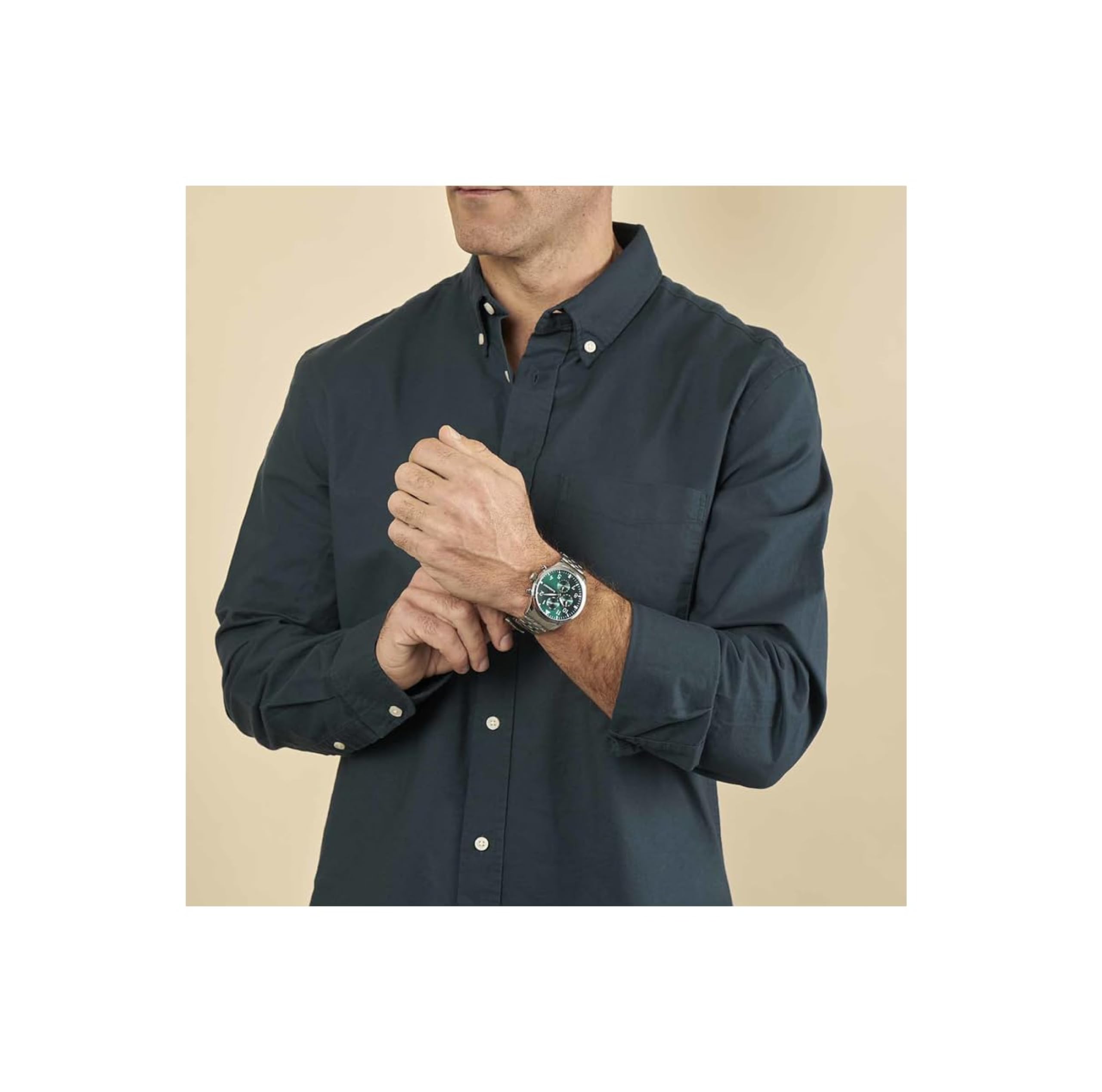 Radiant - Colección Caiman - Reloj analógico de Cuarzo. Reloj de Pulsera para Hombre. Tamaño 43mm. 5ATM.