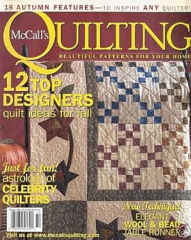 Unknown Binding McCall's Quilting Magazine. October 2004 (Vol. 11 No. 5) Book