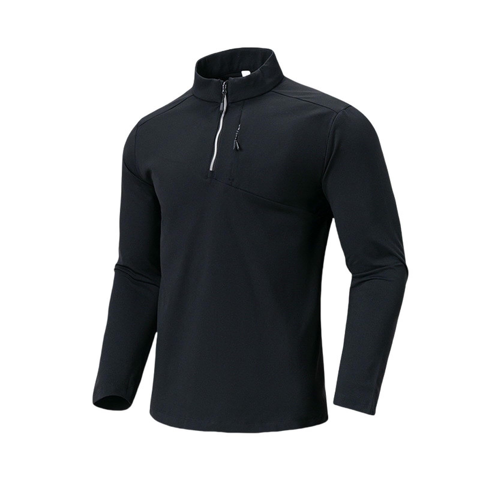 męskie koszulki sportowe wiosenne i jesienne koszulki sportowe do biegania i fitnessu szybkoschnące ubrania Thin Fleece All-Match Topy