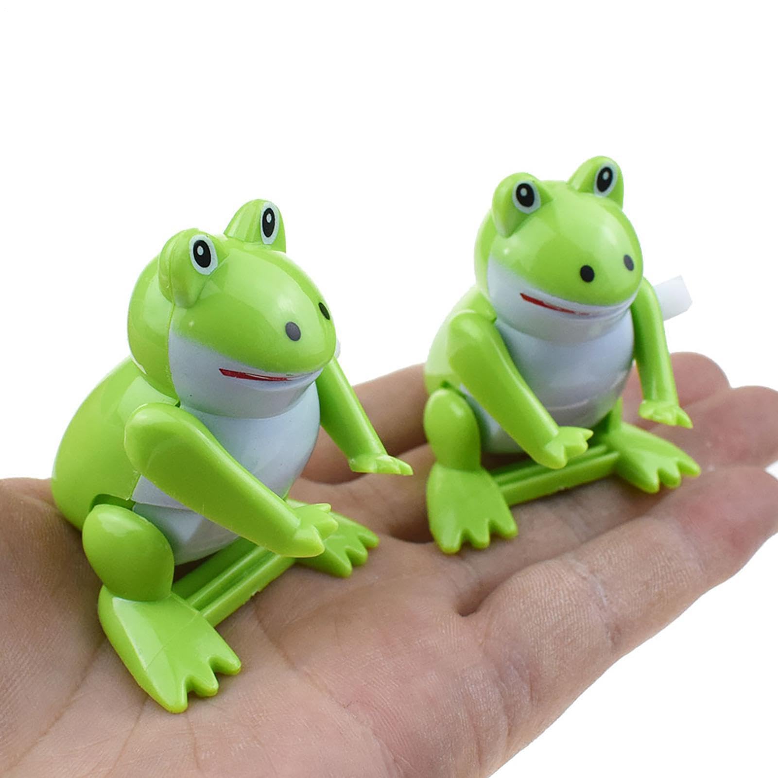 Grenouille Sauteuse à Remontoir - ABS - 5x4,5x4,2 Cm - Sans Pile - Jeu éducatif - Cadeau Familial