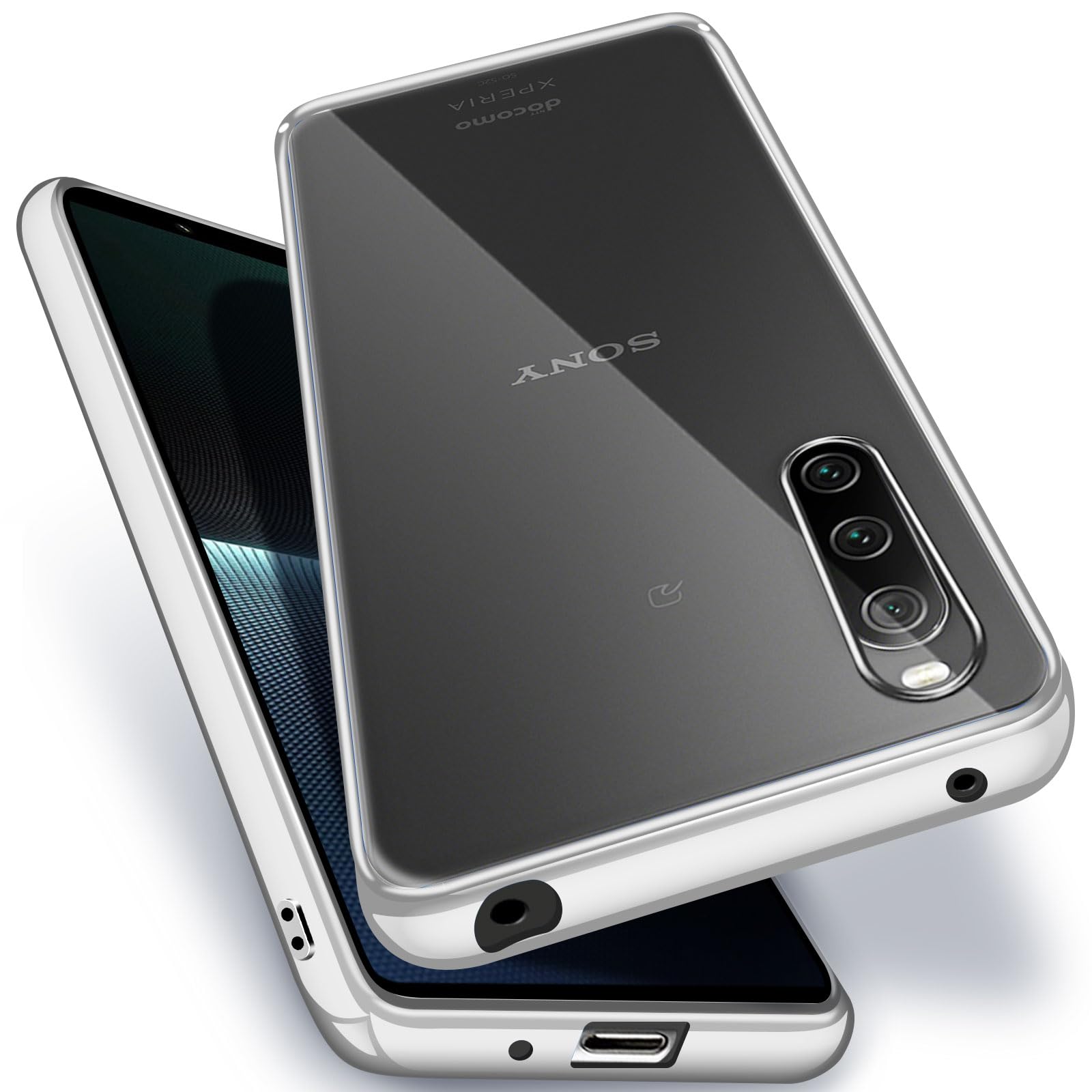 Amazon.co.jp: For Sony Xperia 10 V 用 クリア ケース 耐衝撃 SO-52D