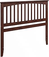 Vista 20 de Atlantic, muebles con cabecera tipo Mission, Madera, Espresso