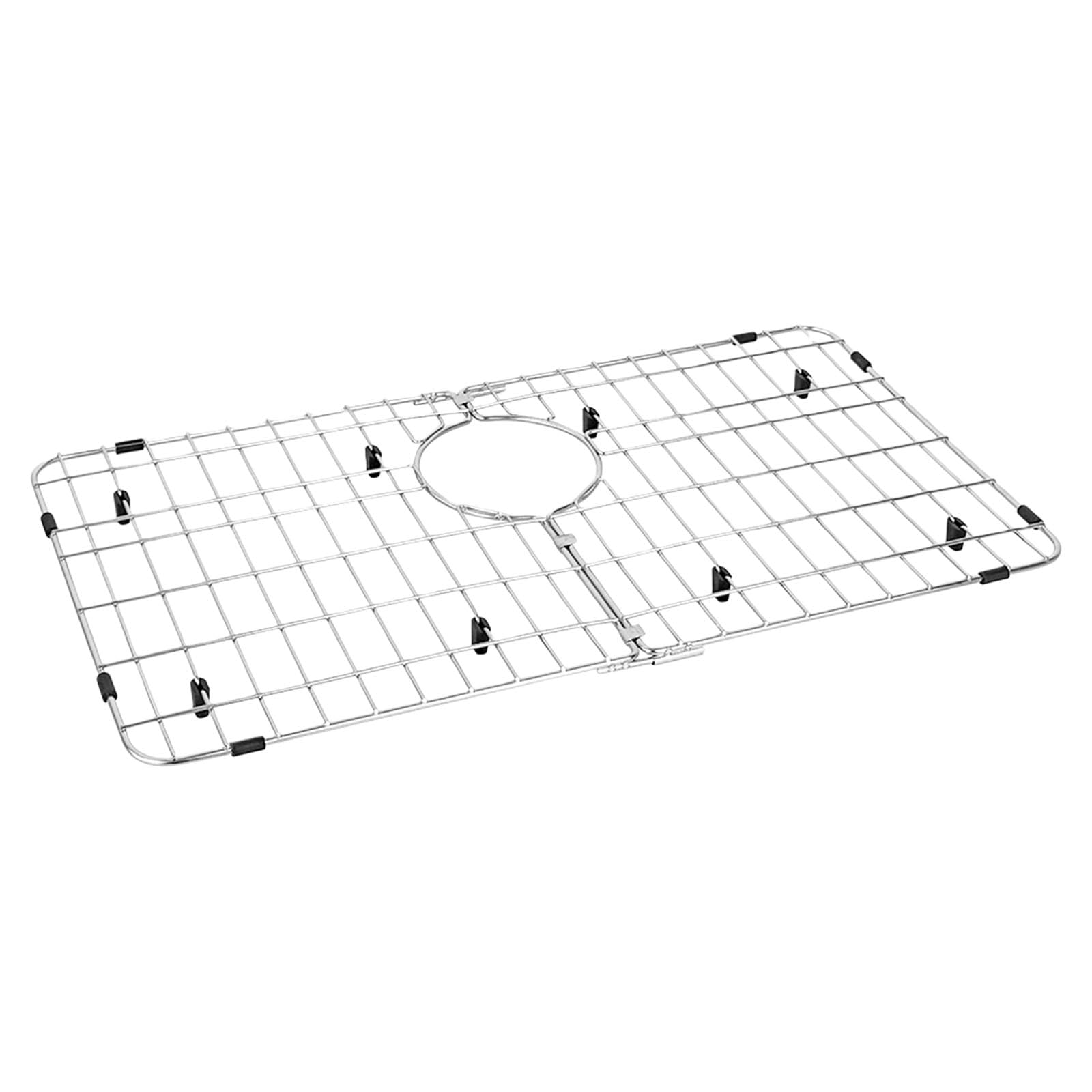 Sink Grids Protector with Rear Drain Removable Rustproof Metal Frame Kitchen Rack for Quick Assembly and Maintenance Kitchen Rack for Bottom of