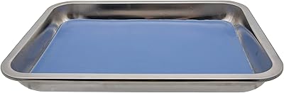 GSC International 365 Dissecting Pan Stainless Steel with Plastisol Pad 13x9x2 inches.