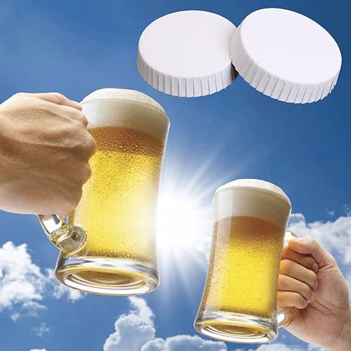 Miniatura 10 de KISSHAKE 100 fundas desechables para tazas de papel, tapa de taza caliente, tapa reciclada, cubierta de taza de café para cafeterías, hoteles,