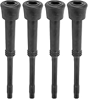 Vista 2 de Revestimientos para ordeñadoras, paquete de 4 piezas de revestimiento de leche de goma suave negra para inflado/revestimiento de ordeño