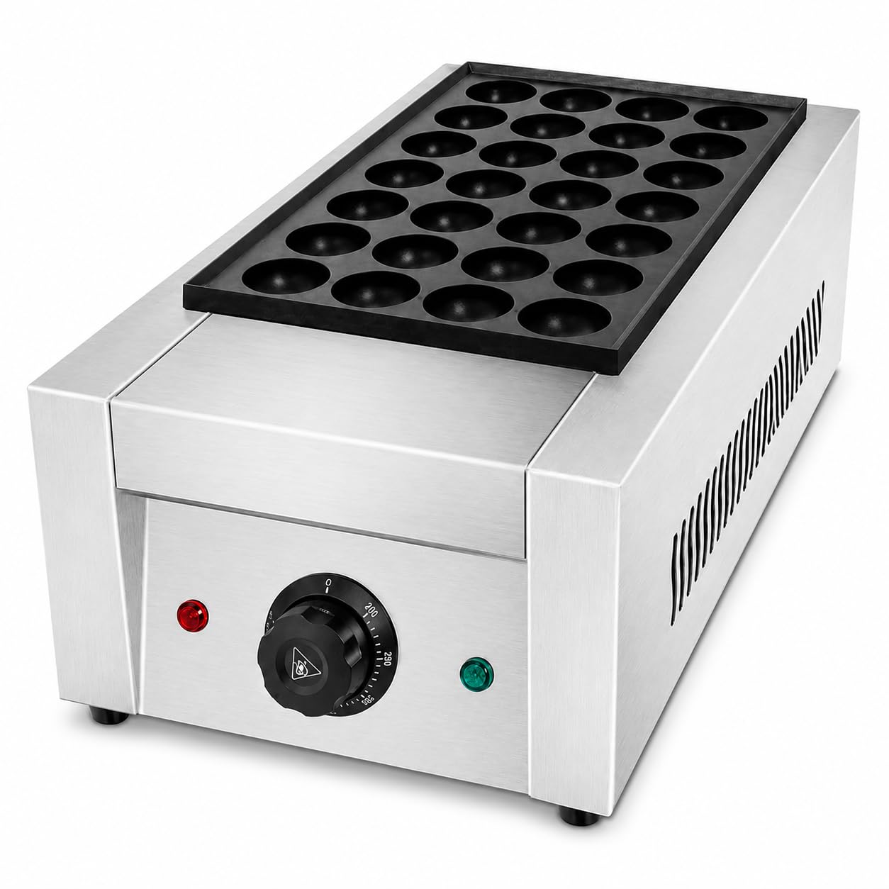 Takoyaki Maker, pentola a gas antiaderente a 28 fori con controllo del