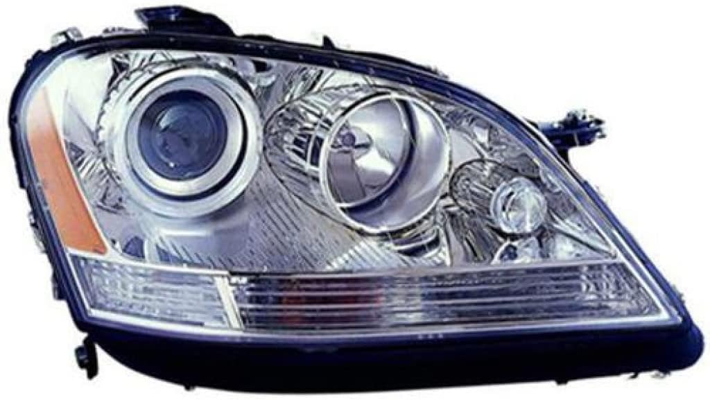 CarLights360 For Mercedes-Benz ML350 Headlight 2006 2007 Passenger Side Bulbs Included DOT Certified MB2503146 | 164 820 38 61 64