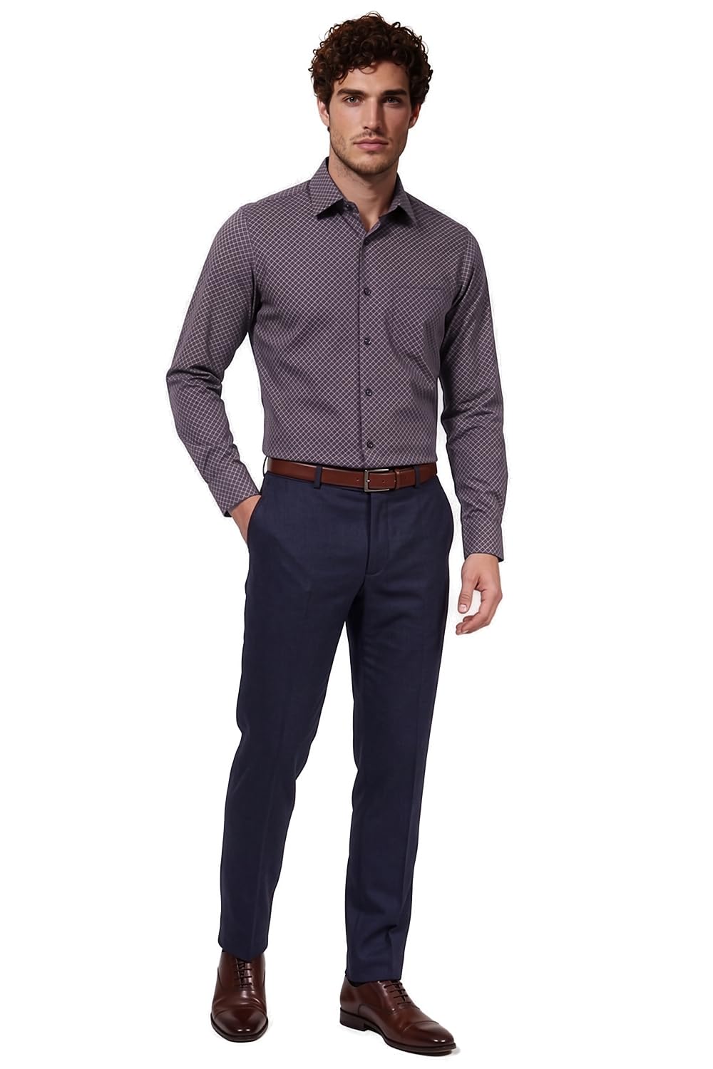 van heusen Printed Formal Shirt for Men | Cotton | Slim Fit | Full Sleeves-picture-41