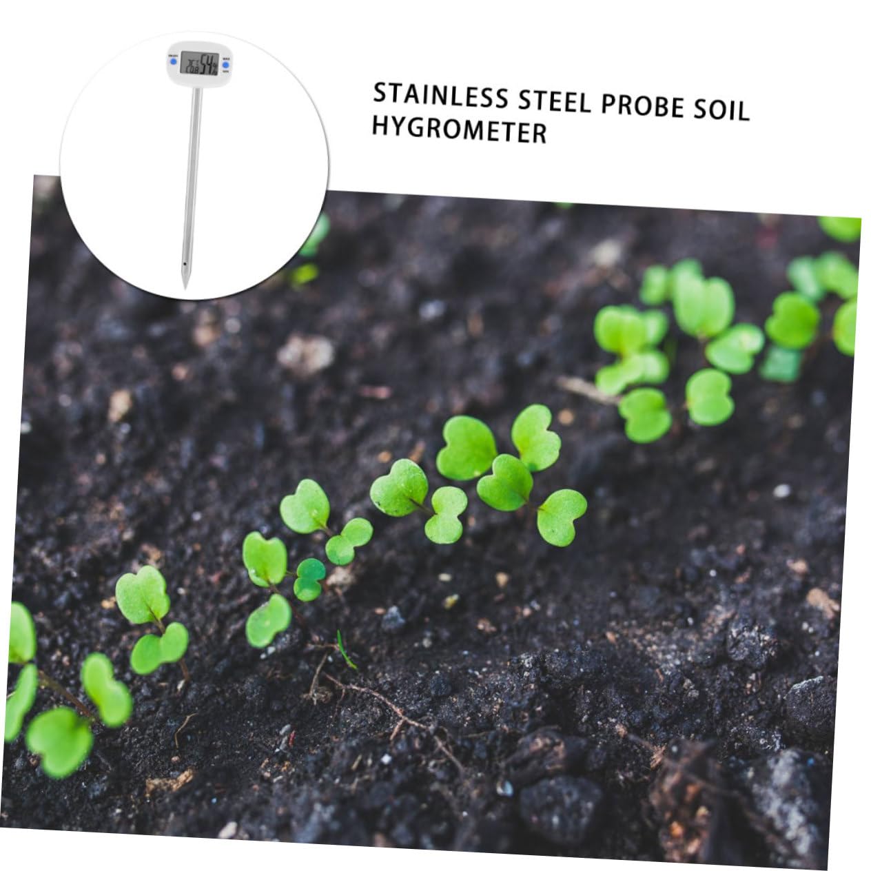 Kisangel 3 Pezzi Tester Temperatura e Umidità Del Mini Ago Misuratore Umidità e Temperatura per Giardinaggio e Coltivazione Strumento per Giardinieri e Appassionati
