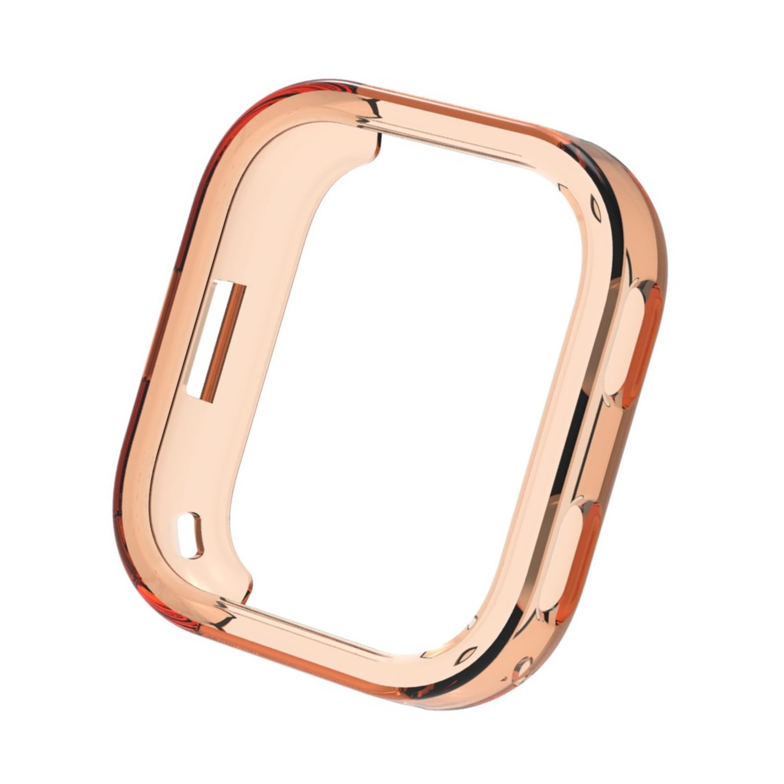 Daily Wear Smartwatch Case for BIP, TPU, Transparent ora nge view 4