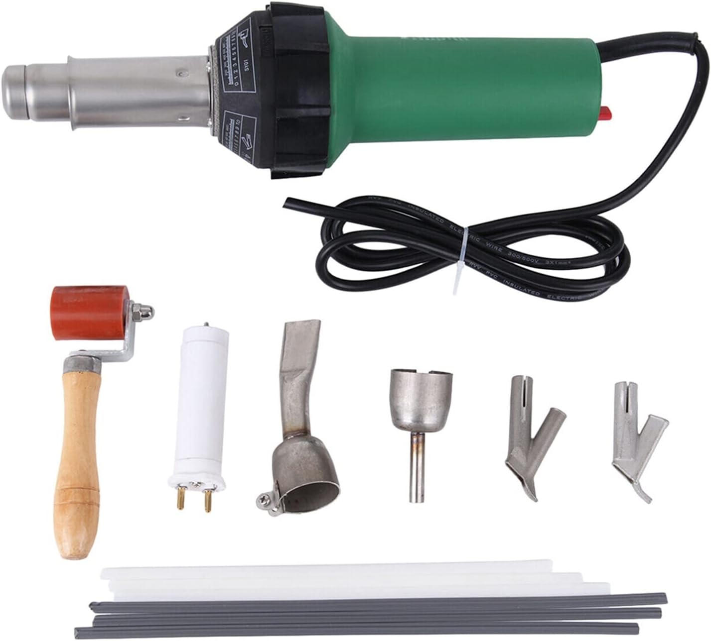 Kunststoff-Schweißpistole, Kunststoff-Schweißer-Kit 1600 W Heißluft-Schweißgerät-Kit Kunststoff ...