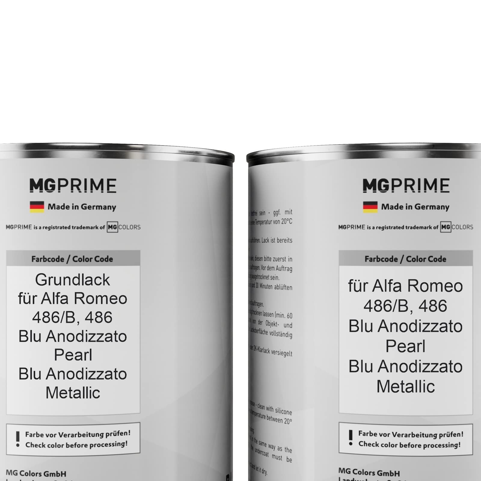 Vernice Spray MG PRIME 400ml Per Alfa Romeo Blu Misano Pearl Codice 756/A: Base Lucida Da Sovraverniciare