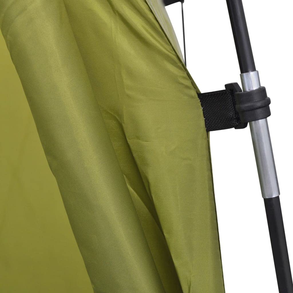 Tenda da doccia da campeggio con aste in fibra di vetro, blu