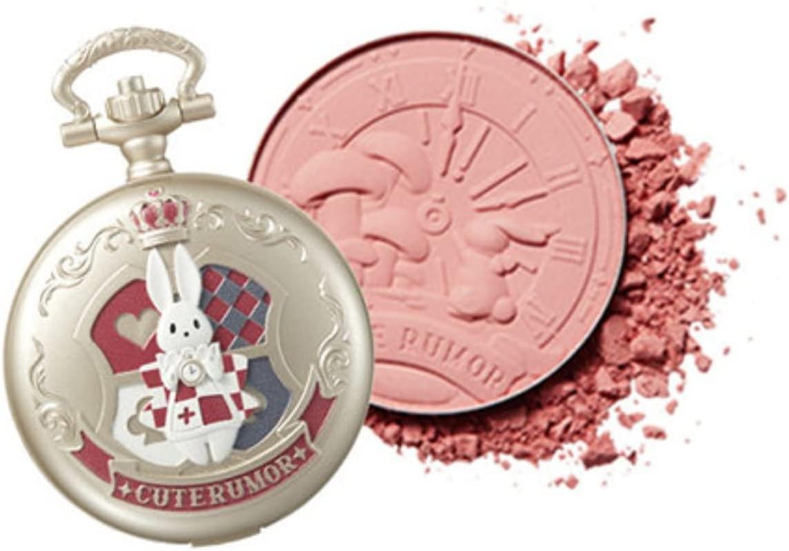 Wonderland Tea Party Series Pocket Watch Powder Blush (R02 Apricot Round Dance)