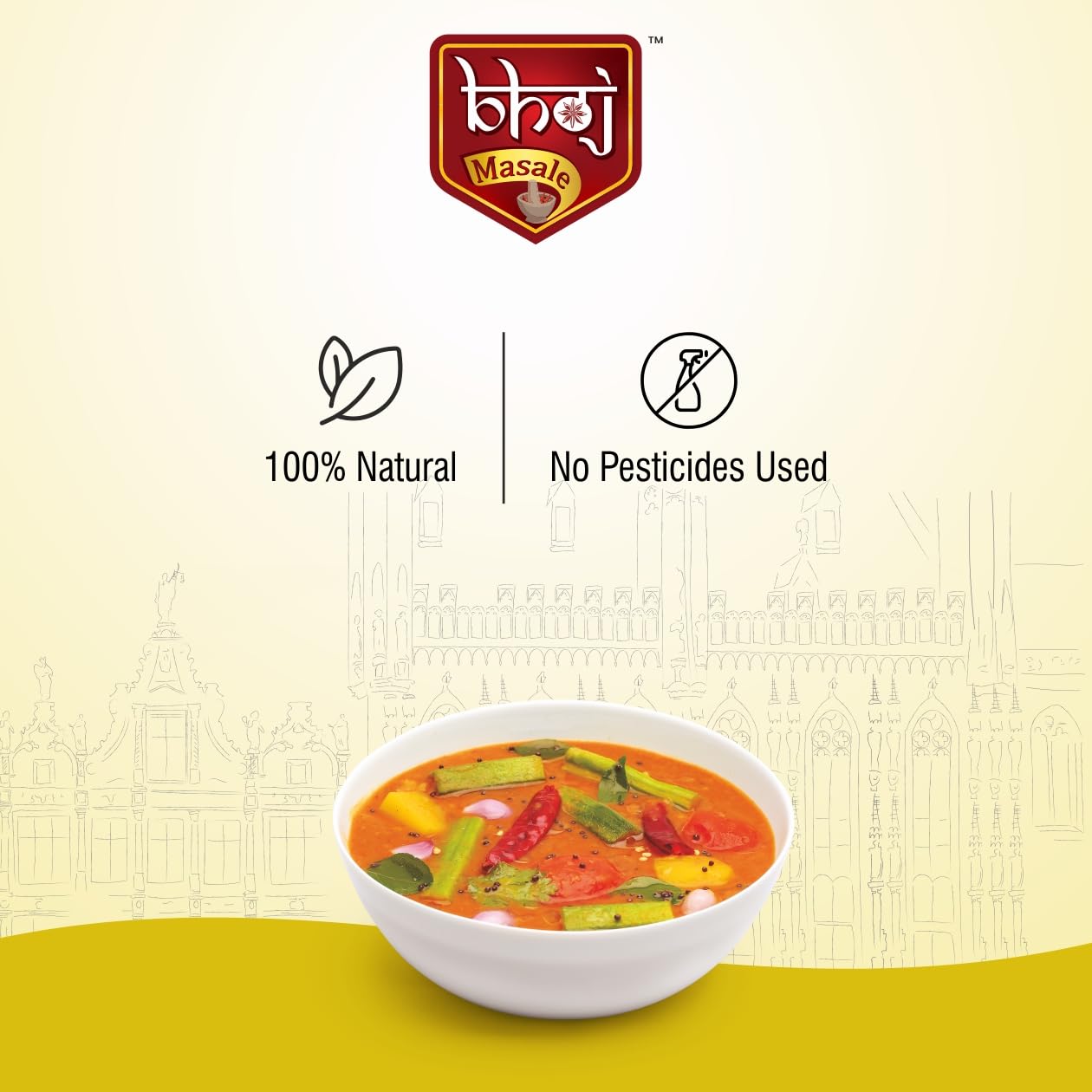 Bhoj Masale Sambhar Masala 200GM | Flavorful and aromatic Sambhar Masala with no added preservatives | Prepare Delicious Sambar At Home. No colour, no preservatives no onion & no garlic (Jain Masala) - Image 8 thumbnail
