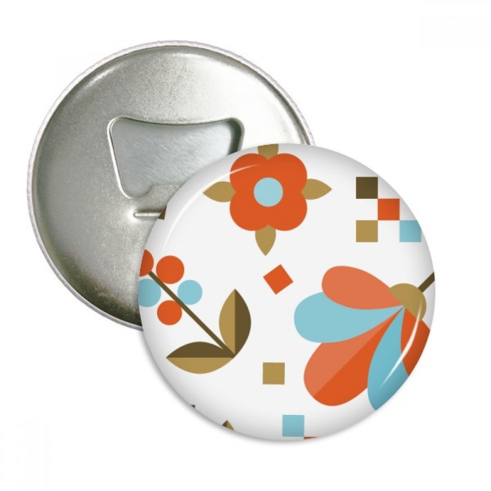 Ouvre-bouteille magnétique pixel fleur cadeau déco 3pcs