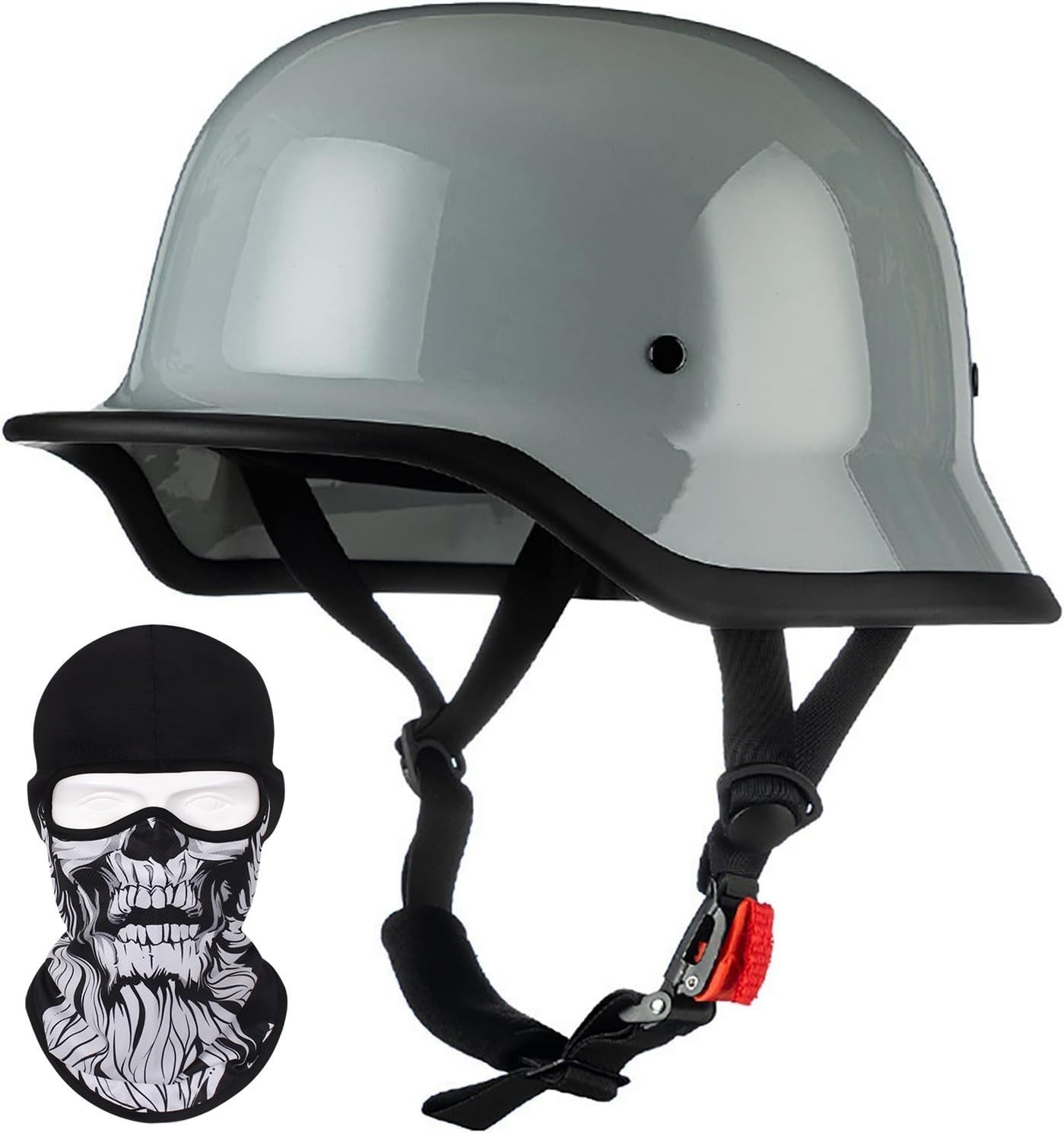Casque de moto vintage demi-casque scooter cruiser rétro taille L 58-60