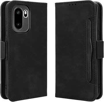 SHIEID Wallet Case for One Plus Ace 6 5G, Flip Multicard Wallet Cover, Cases Wallet PU Leather Phone Suitable for One Plus Ace 6 5G, Black