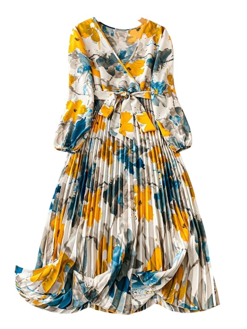 Litzo Dresses For Women || Western Dresses For Women (L-41-M) Yellow
