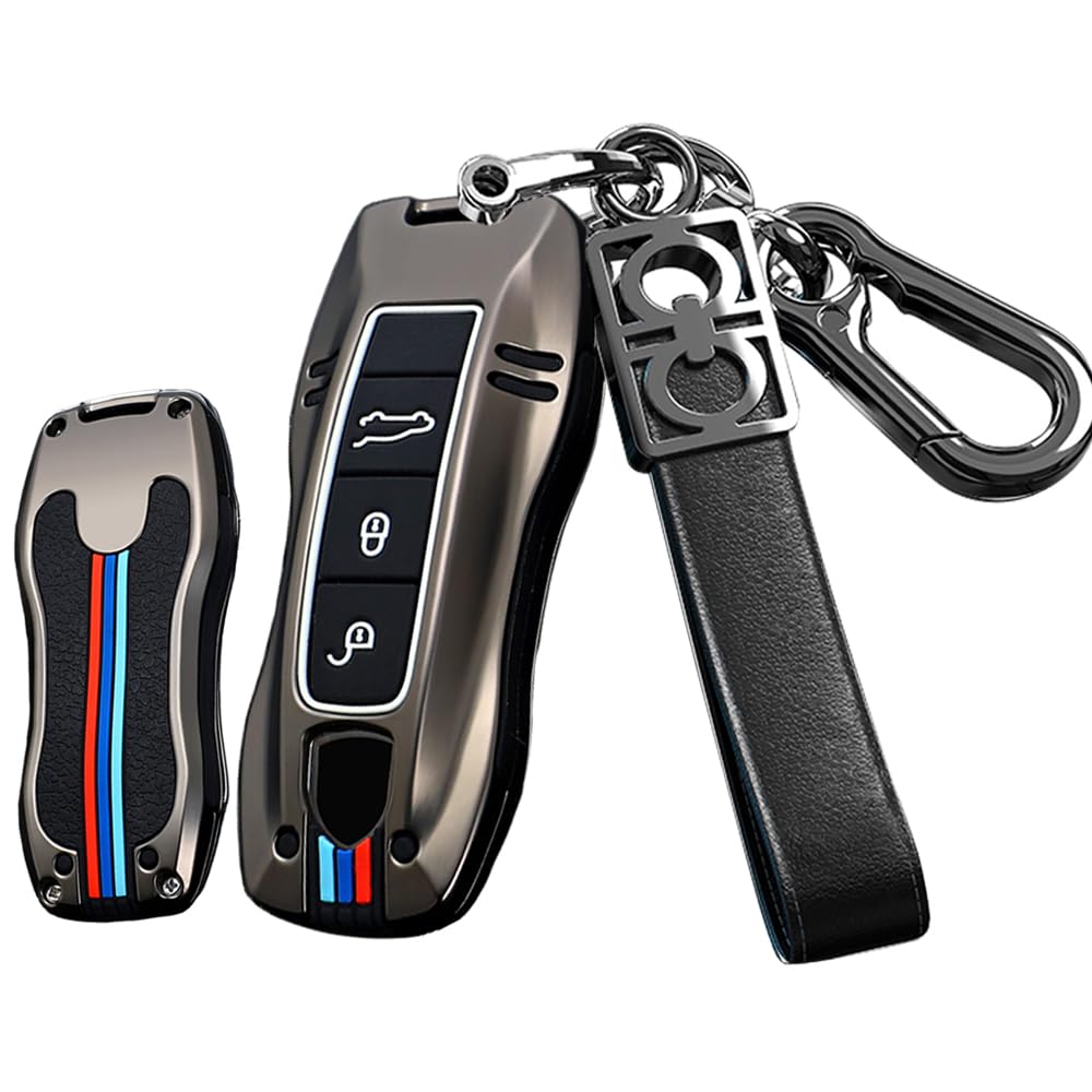 Smart Key Cover Porsche 911 boîtier télécommande 3 4 boutons noir - 8