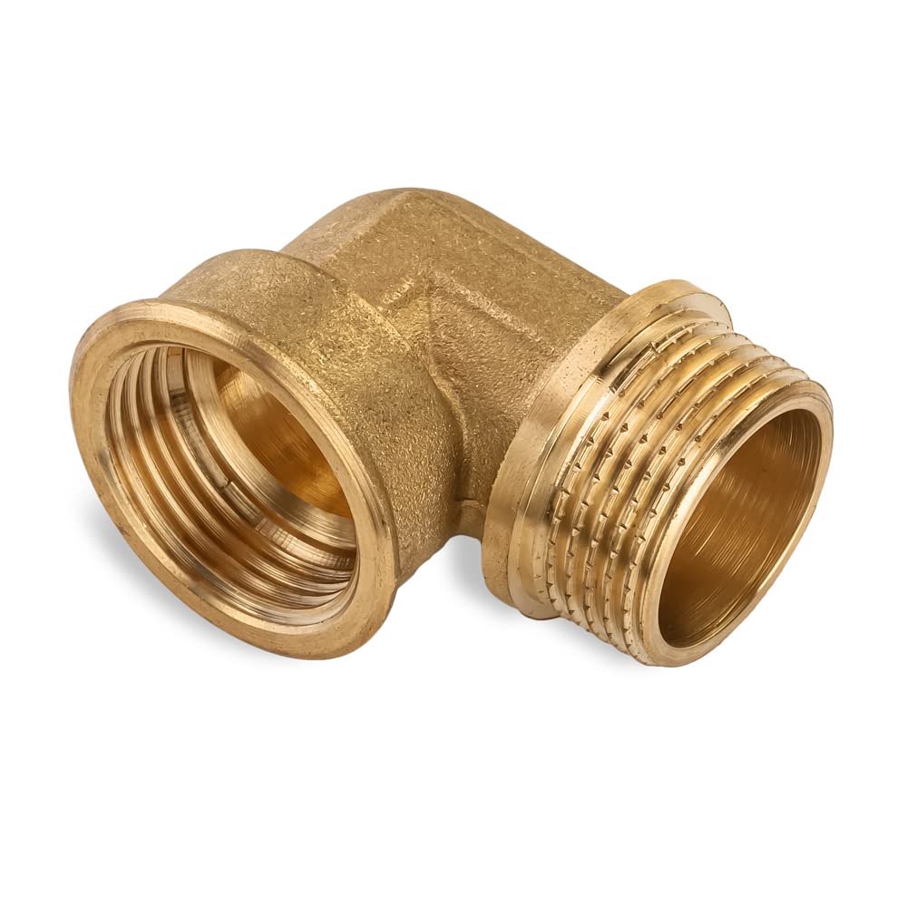 Brass Elbow 1” female x 1” male Brass Angle for Plumbing connection, Garden connection
