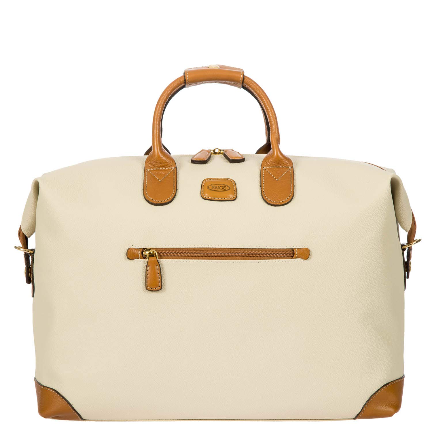 Borsone Da Viaggio Bric's Life 18 Pollici | Holdall In Effetto Scamosciato Con Tracolla E Lucchetto TSA | Verde Oliva