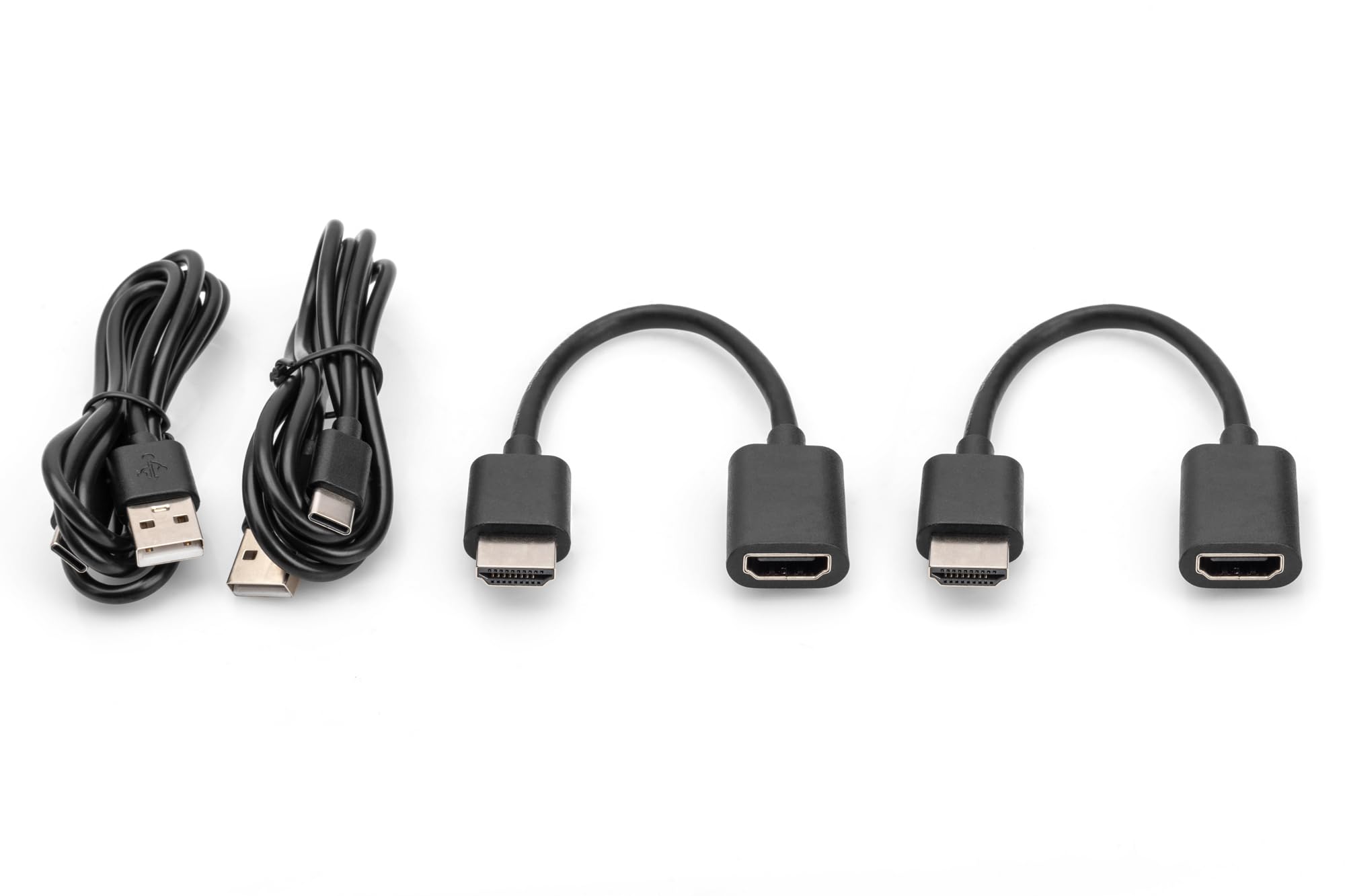 DIGITUS Wireless HDMI Extender – UHD 4K 30 Hz – 30 m Reichweite | Set aus Transmitter und Receiver – HDMI 2.0, HDCP 2.2 – Dualband 2,4 Ghz 5 GHz – ohne App – Grau