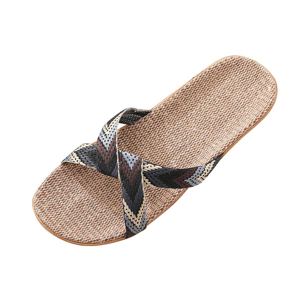 Slippers For Men - On Slippers Casual Indoor Beach Men's Fashion Shoes Cane Slip Home Slides Men's slipper
