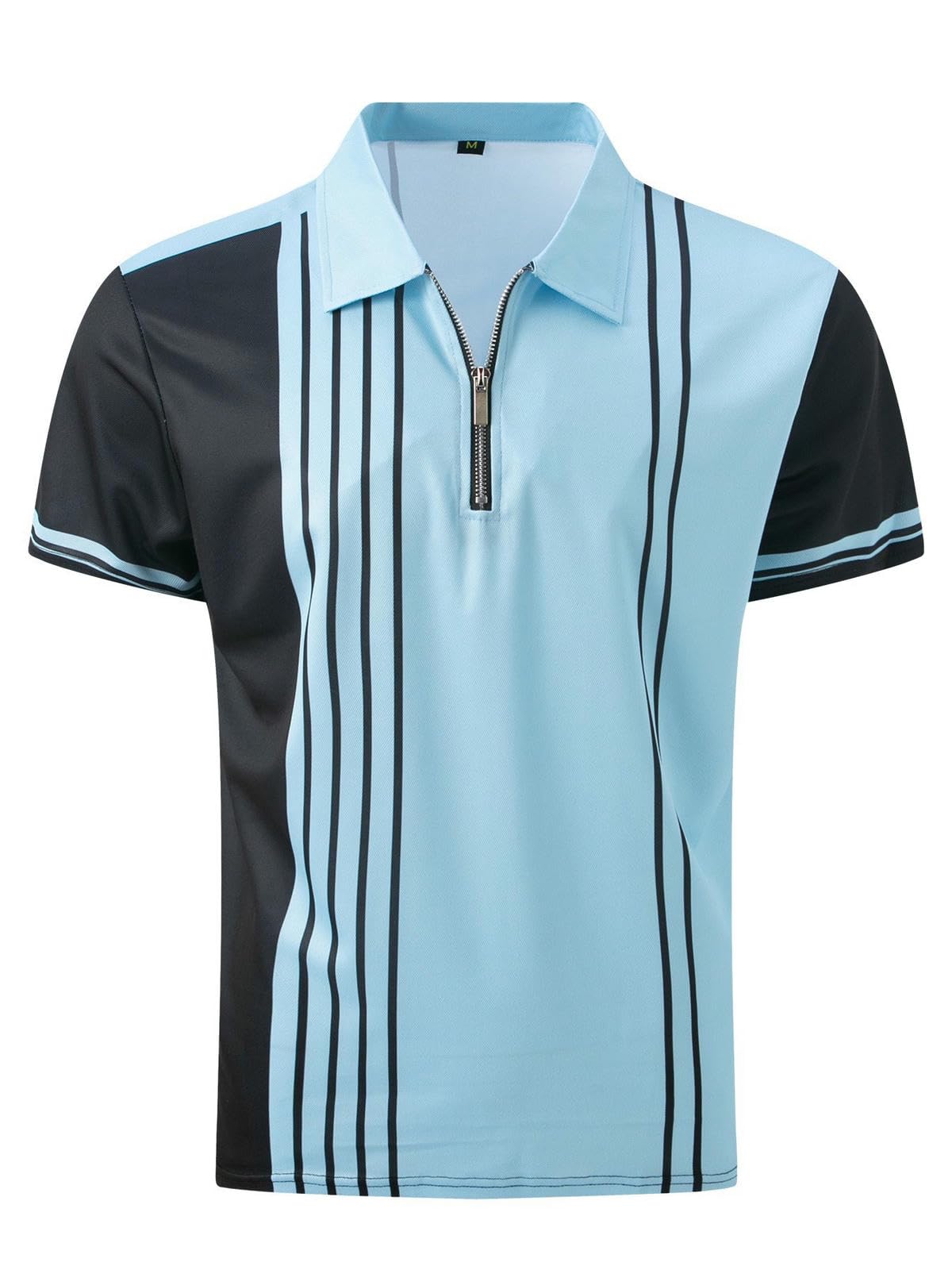 Męskie T-shirty Męska koszulka golfowa Łączenie Koszulka z krótkim rękawem Top
