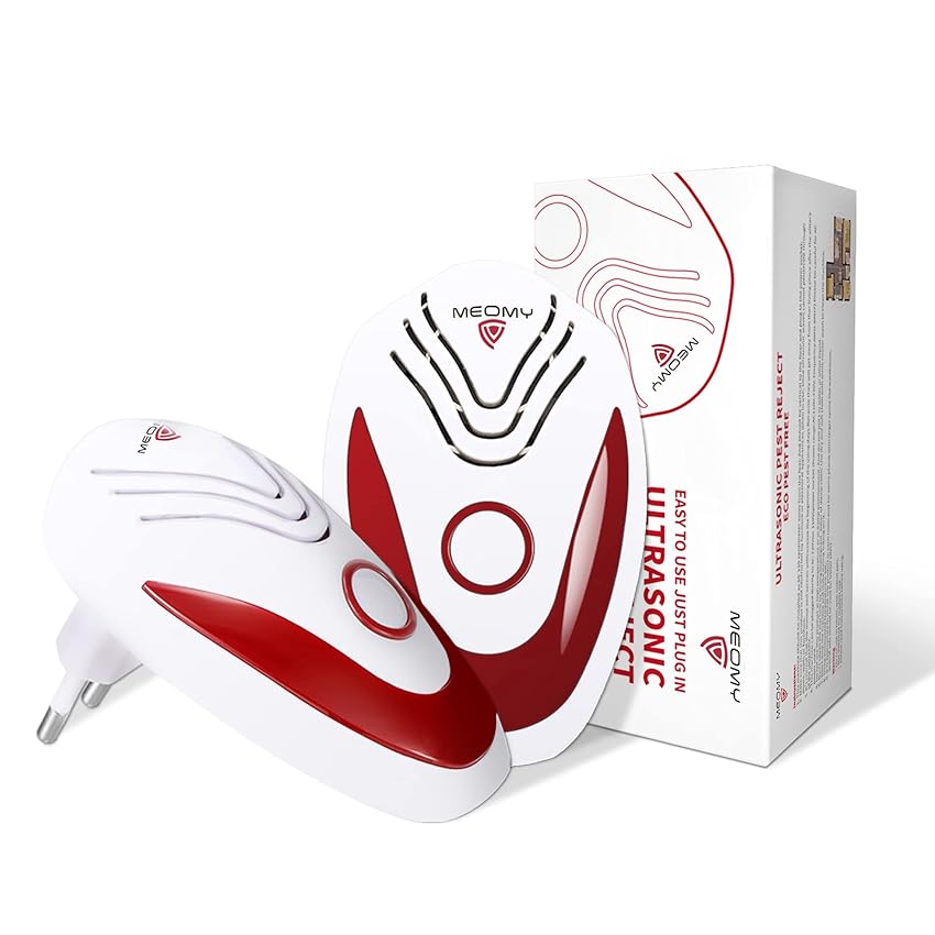 Immagine del prodotto Generico MEOMY Ultrasuoni per Topi, 3 in 1 Antizanzare Ultrasuoni, Sicurezza per Umani e Animali Domestici Repellente ad Ultrasuoni per Zanzare, Scarafaggi, Ragni e Acaro