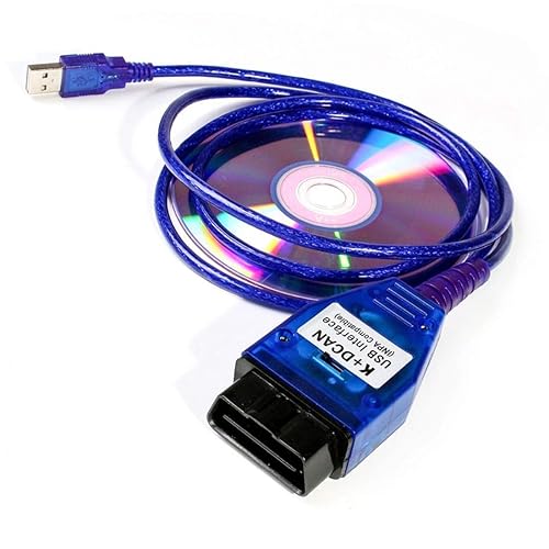 AuraTech INPA d can Cable de codificación de cable K CAN Ediabas Cable con interruptor DCAN Codificado de interfaz de soporte E serials Interface