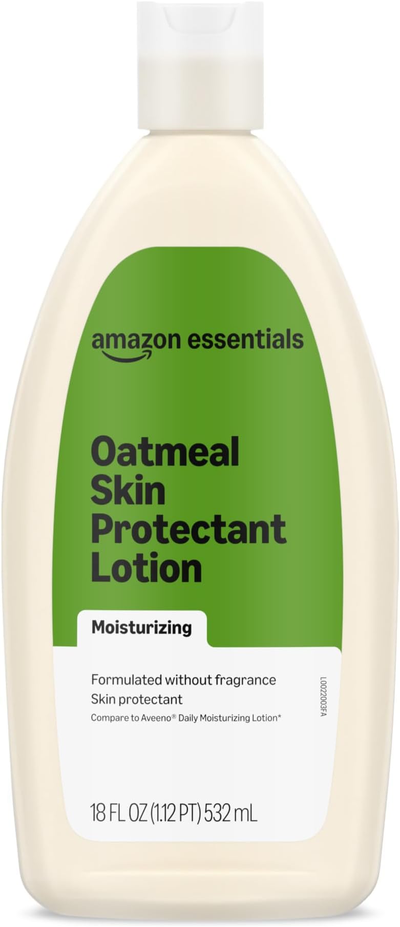 Amazon Essentials Daily Oatmeal Body Lotion and Skin Protectant Moisturizer, Fragrance Free, 18 Fl Oz (Pack of 1) (Previously Amazon Basics)